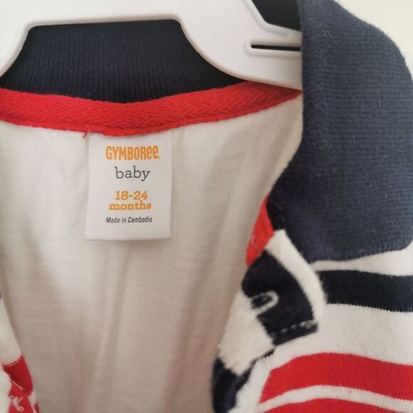 2/$30 Gymboree toddler boys romper size 18-24 - Picture 2 of 4